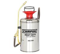 Chapin 1254 Pulvérisateur Multi-Usage Robuste en Acier Inoxydable pour pelouse, Maison et Jardin, 7,6 L, argenté
