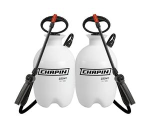 Chapin International 22541, Lot de 2, pulvérisateurs de 3,8 l, Blanc translucide