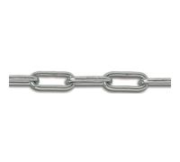 Chapuis Chaîne longue droite acier galvanisé - 25 m