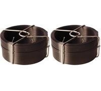 Chapuis FGN08 Fil Acier Plastifié, Noir, 75 m/Ø 0,8 mm (Lot de 2)