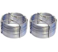 Chapuis - Fil Métallique FILPACK en Acier Galvanisé - Diamètre 1,5 mm - Longueur 30 m - Grande Durabilité - Correspond aux Normes de Qualité et Sécurité (Lot de 2)