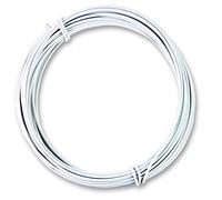 Chapuis - Fil Métallique FILPACK en Acier Plastifié - Diamètre Extérieur 1,2 mm - Longueur 6 m - Blanc - Grande Durabilité - aux Normes de Qualité et Sécurité