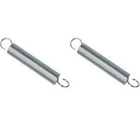 Chapuis, Set de 1 Pièce de Ressort de Tension avec Crochets, Ressort en Acier Galvanisé, Ressort à Double Crochet, Ressort de Traction Spirale, Ø fil 1 mm - Longueur 115 mm (Lot de 2)