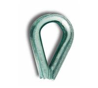 Chapuis VCS3 Lot de 2 Cosse-coeur acier zingue pour Câble Diamètre 9 mm