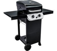 Char-Broil Barbecue à Gaz Convective 210 B, 2 Brûleurs et Grilles en Fonte | Idéal pour 2 à 4 personnes, Allumage électronique, Bac récupérateur, Thermomètre au couvercle, Grille de maintien au chaud