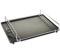 Char-Broil Plancha 140 515 – Plaque en fonte émaillée pour brûleur latéral avec support