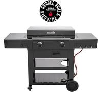Char-Broil, plancha-barbecue gaz Versa-Tile : système 3-en-1 : plancha, grill et four à pizza, avec 2 zones de cuisson