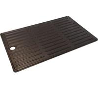 Char-Broil Plancha pour barbecue – Plaque en fonte réversible lisse/strié 43,5×26 cm – 4 brûleurs