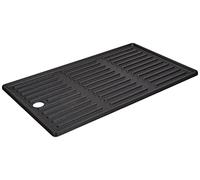 Char-Broil Plancha pour barbecue – Plaque en fonte réversible lisse/strié 43,5×26 cm – 4 brûleurs