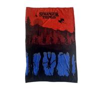 Character World Couverture polaire officielle Stranger Things | Couvre-lit chaud super doux, motif minuit à l'envers | Parfait pour la maison, la chambre, les soirées pyjama et le camping | Taille 100