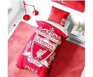 Character World Liverpool Parure de lit simple avec housse de couette Motif YWNWA réversible 2 côtés Produit officiel avec taies d'oreiller assorties