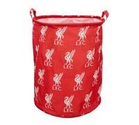 Character World Panier de rangement officiel Liverpool FC | Design Strike, panier à linge coffre à jouets | Organiseur pour chambre d'enfant, salle de jeux | 48 cm x 40 cm