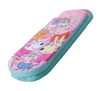 Character World Peppa Pig and Friends ReadyBed Lit Gonflable pour Enfants et Sac de Couchage avec Pompe | Matelas de Voyage pour soirées Pyjama, Camping ou Usage Domestique, Rose
