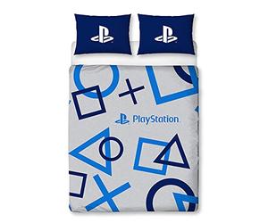 Character World PYSBLEDD001UK2 Housse de Couette Double Face réversible avec taie d'oreiller Assortie Bleu
