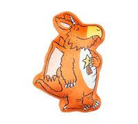 Character World Zog Coussin en Forme Officiel | Ultra Doux, réversible 2 Faces | Design Stars | Coussin en Forme de Dragon, Parfait pour Chambre ou Salon | 40 x 40 cm | Orange