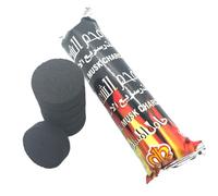 Charbon de barbecue naturel : charbon de bois fruité, cendres faibles peuvent brûler pendant longtemps, facile à allumer la briquette de charbon pour la maison, le barbecue