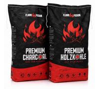 Charbon de bois - 100 % hêtre - 20 kg - Gros morceaux - Longue durée de combustion