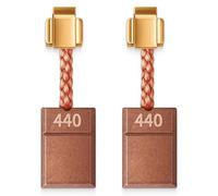 Charbons compatibles avec Makita CB-440 CB-448 CB-436, 1 paire (2 pièces) de balais moteur pour DHP456 DDF456 BDF452 DDF458 BDF446, outils électriques 18V/14,4V, durables et résistants à l’usure
