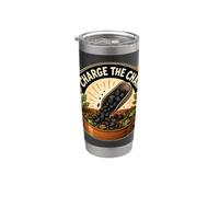 CHARGE THE CHAR Biochar Jardin Atelier Gobelet isotherme en acier inoxydable double paroi