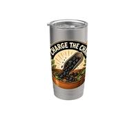 CHARGE THE CHAR Biochar Jardin Atelier Gobelet isotherme en acier inoxydable double paroi