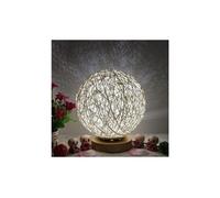 Chargement usb 3d led rotin moon night light moonlight table bureau lamp - multicolore