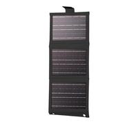 Chargeur à panneau solaire, banque de téléphone portable pliable, 42,5 x 16,5 cm, appareil de charge portable extérieur, compatible USB, design d'économie d'énergie, pour smartphones, tablettes