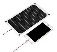 Chargeur d'alimentation mobile de panneau solaire extérieur portable 10W IP64 Sortie USB 5V, pour les voyages, les sports, la randonnée, le camping, la plage et d'autres activités de plein air