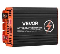 Chargeur DC/DC avec MPPT, 650W, 50A, chargeur de batterie embarqué, double entrée (panneau solaire/alternateur), charge intelligente multi-étapes pour batteries LiFePO4 et batteries au plomb, pour véh
