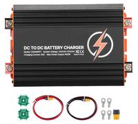 Chargeur de batterie DC-DC SucceBuy avec MPPT 650 W 50 A, amplificateur de charge à double entrée pour panneaux solaires et alternateur, compatible avec les batteries LiFePO4 et au plomb, 12 V/24 V-12