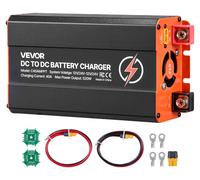 Chargeur de batterie DC-DC VEVOR avec MPPT 520 W 40 A, amplificateur de charge à double entrée pour panneau solaire/alternateur, compatible avec les batteries LiFePO4 et au plomb, 12 V/24 V-12 V/24 V,