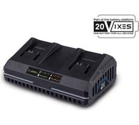Chargeur de Batterie Double Scheppach, 2.4A, 20V, pour Gamme IXES