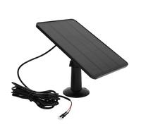 Chargeur de Caméra à Panneau Solaire 10 W, Compatible avec, Ring Video Doorbell 2, Support à 360 Degrés, IP66 Résistant aux Intempéries, Câble de 9, Pieds, Installation