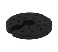 Chargeur de Lampadaire Pied de Lampe en Métal, Base Lestée Noire | Pied de Lampe de Bureau, Accessoire pour Pied de Lampe, Pièces Détachées pour Lampadaires, Plastique Robuste