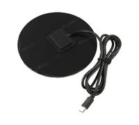 Chargeur de panneau solaire 1,2 W avec sortie USB-C, panneau de charge solaire monocristallin 5 V pour lumières LED et rideaux intelligents, 110 mm noir avec câble de 1000 mm