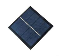 Chargeur de panneau solaire 1 W 2 V pour piles rechargeables AA 1,2 V | Module PV en silicone polycristallin 90 x 90 mm pour camping, sauvegarde à domicile et projets en plein air