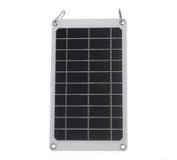 Chargeur de panneau solaire 10 W 5 V avec silicium monocristallin, alimentation USB portable pour camping, randonnée, plaque de contrôle de cellule solaire résistante aux intempéries