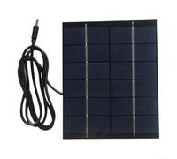 Chargeur de panneau solaire 2 W Type C Port 6 V Convertisseur de lumière du soleil efficace avec 1 m pour les systèmes de batterie et les signaux de trafic Équipement de camping Design compact