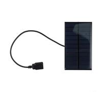 Chargeur de panneau solaire 5 V 2 W USB pour mini cellule photovoltaïque pour appareils mobiles - Construction en plastique solide pour sports de plein air pêche excursions 133 x 76 mm