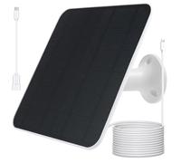 Chargeur de panneau solaire compatible avec Eufycam 2C/2C Pro/E40/E20/2/2 Pro/E, 5 V 5 W, charge continue, câble de 3 m, résistant aux intempéries (1 pièce)