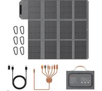 Chargeur de panneau solaire, design portable, plusieurs ports de charge, panneau solaire 120W