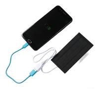Chargeur de panneau solaire monocristallin 2 W - Module de sortie USB 5 V - Compact et léger - Pour ventilateur de lumière LED - Petit kit de bricolage