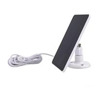 Chargeur de panneau solaire monocristallin 4 W 5 V avec câble de 3 m, alimentation extérieure résistante aux intempéries pour caméras projecteurs Arlo Pro 4, Ultra 2, Pro 3, Ultra, Pro 5S et Pro 3
