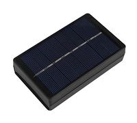 Chargeur de panneau solaire portable avec boîtier de charge de batterie AA | Chargeur de panneau solaire efficace pour piles AA AAA, parfait pour les voyages en plein air, solution de charge légère et