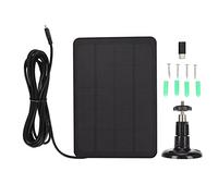 Chargeur de Panneau Solaire pour Caméra de Sécurité Extérieure sans Fil (Support Réglable à 360°) Étanche Énergie Solaire 5 V 4 W Chargement USB Caméra Surveillance