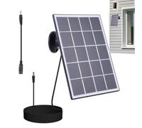 Chargeur de Panneau Solaire pour caméra de sécurité, Panneau Solaire pour | Caméra de sécurité CC à panneau solaire 10 W Alimenté en continu p