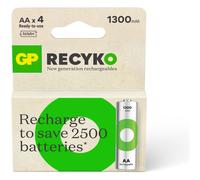 Gp - Recyko Nimh 130aahce Rechargeable Batteries, 4-pack