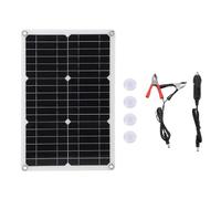 Chargeur de puissance de panneau solaire flexible monocristallin de rendement élevé de 18V 20W pour le camping en plein air de voiture de bateau de RV imperméable léger durable