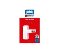 Chargeur secteur Skross Europe vers x4 sortie USB blanc