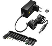 Chargeur secteur universel - Goobay - 18 W - 11 adaptateurs - Protection surchauffe - Tension réglable