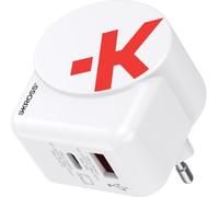 Skross 1.302425 chargeur d'appareils mobiles Caméra Numérique, Lecteur e-book, Ordinateur portable, Chargeur électrique, Smartphone, Smartwatch, Tablette Blanc Secteur Charge rapide Intérieure